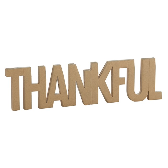 Tabletop Paperweight-Thankful-Gift Boxed (7.25