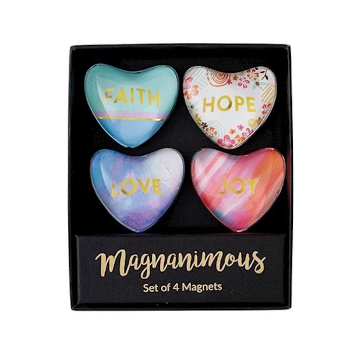 Magnet Gift Set Christian Verse-Faith Hope, Love (4.25