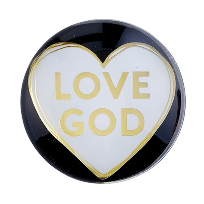 Magnet Christian Verse-Love God (1.5