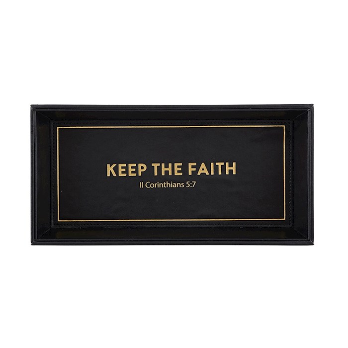 Tabletop Tray-Keep The Faith (II Corinthians 5:7) (10