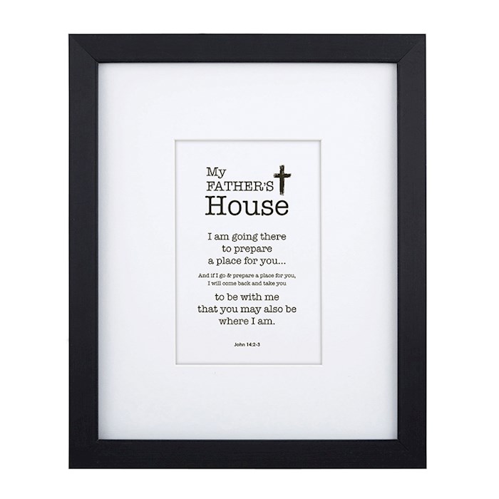 Wall Art Photo Frame-My Father's House (John 14:2-3) (9