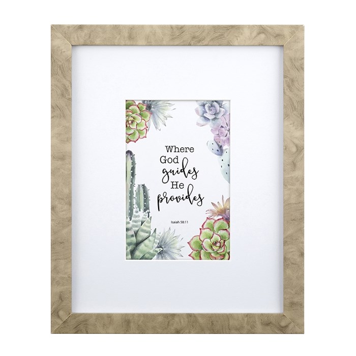 Wall Art Photo Frame-He Provides-Isaiah 58:11 (9