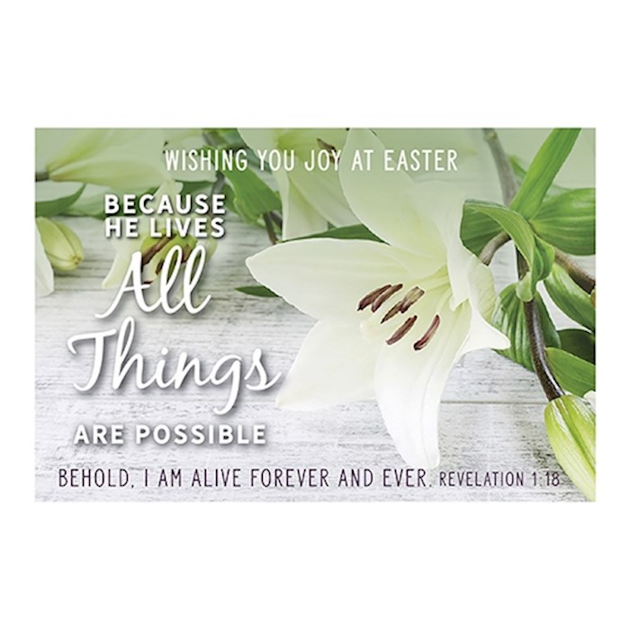 Cards-Pass It On-All Things Are Possible (White Lily) (3
