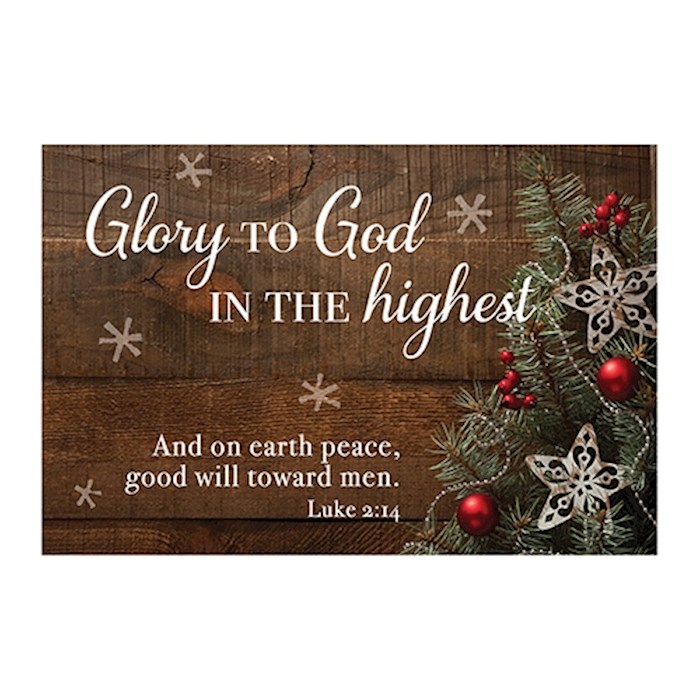 Cards-Pass It On-Glory To God In The Highest (Christmas Pine) (3