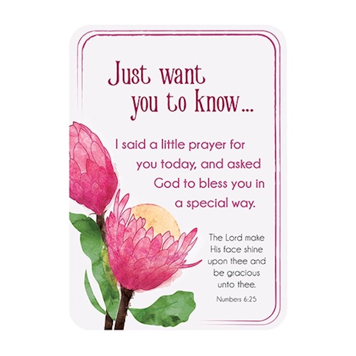 Verse Card-Said A Little Prayer (2.5