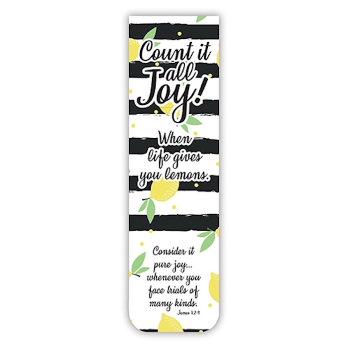Magnetic Bookmark-Count It All Joy | SHOPtheWORD