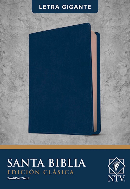 Span-NTV Holy Bible, Classic Edition (Santa Biblia, Edición Clásica)-Blue LeatherLike Indexed | SHOPtheWORD