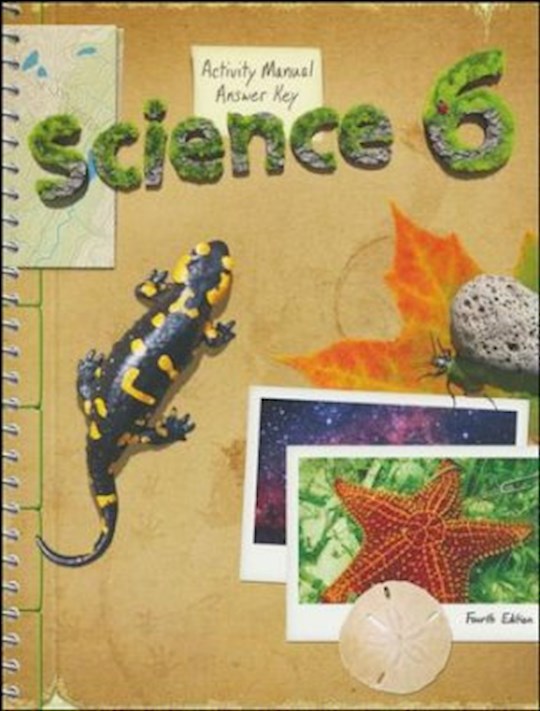 SHOPtheWORD.com: Science Grade 6 Student Activity Manual Answer Key