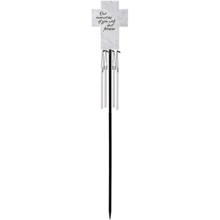 Wind Chime Stake-Floral-Memories (19