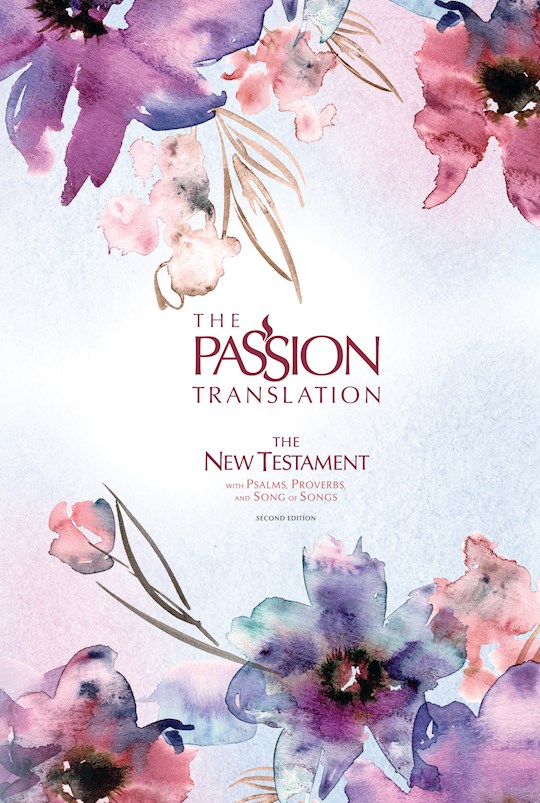 The Passion Translation New Testament With Psalms, Proverbs & SOS (2nd Edition)-Passion In Plum Hardcover | SHOPtheWORD