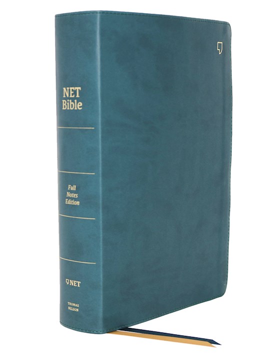 NET Bible (Full-Notes Edition) (Comfort Print)-Teal Leathersoft Indexed | SHOPtheWORD