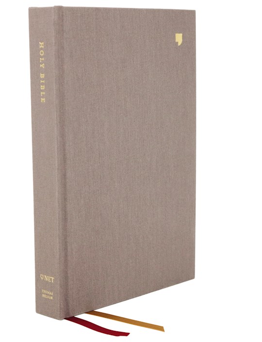 NET Thinline Bible (Comfort Print)-Gray Cloth Over Board | SHOPtheWORD