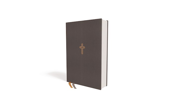 NASB Thinline Bible (Comfort Print)-Gray Cloth Over Board | SHOPtheWORD