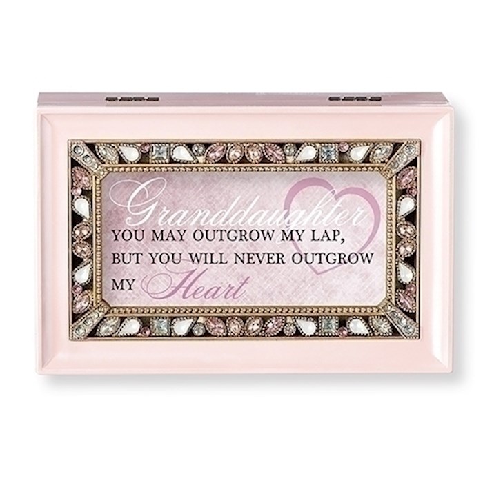 Music Box-Granddaughter-Heart-Pink/Sleeping Beauty (6.25