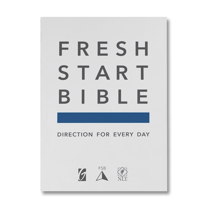 NLT Fresh Start Bible-Black Premium Genuine Leather | SHOPtheWORD