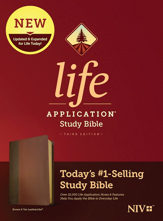 NIV Life Application Study Bible (Third Edition)-Brown/Tan LeatherLike | SHOPtheWORD