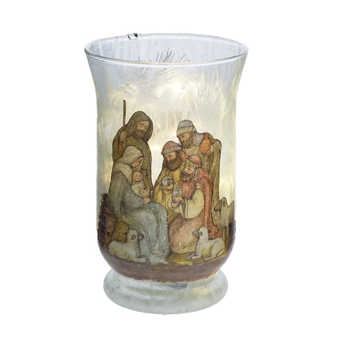 Vase-Lighted LED-Nativity (8