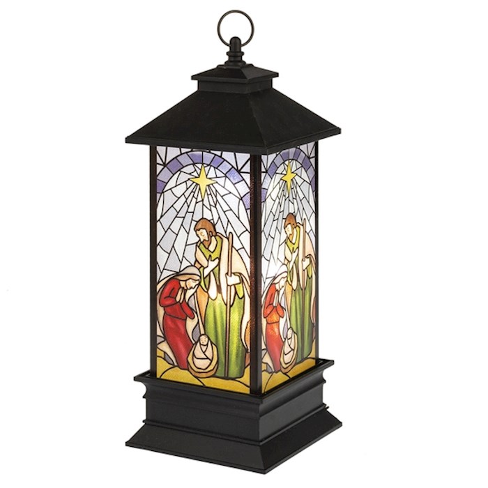 Lantern-Lighted LED-Nativity (4