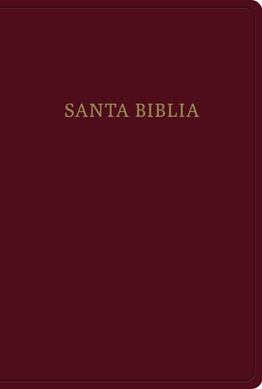Span-RVR 1960 Giant Print Reference Bible (Biblia Letra Gigante con Referencias)-Burgundy Imitation Leather | SHOPtheWORD