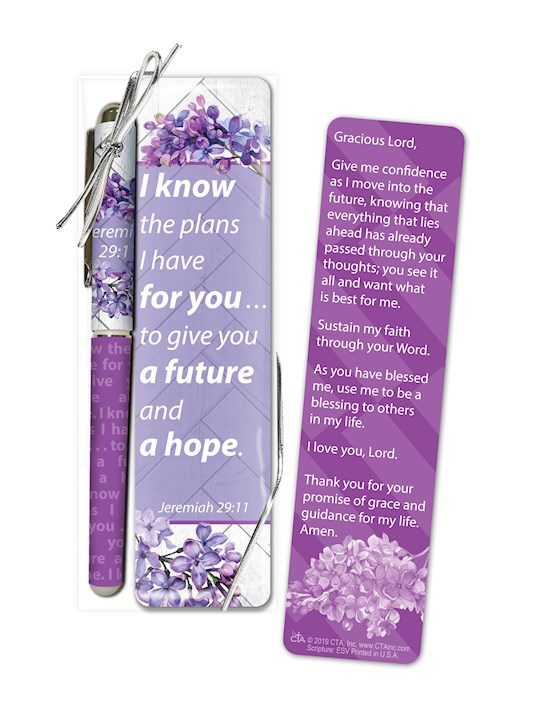 Pen & Bookmark Set-I Know The Plans (Jeremiah 29:11 ESV) | SHOPtheWORD