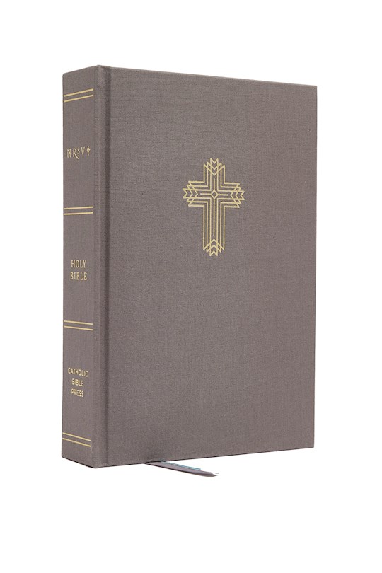 NRSV Catholic Journal Bible (Comfort Print)-Gray Cloth Over Board | SHOPtheWORD