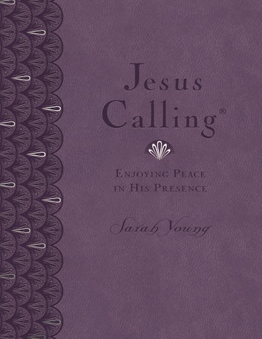 Jesus Calling (Deluxe Edition) Large Print-Lavender Leathersoft (CBA Exclusive) | SHOPtheWORD