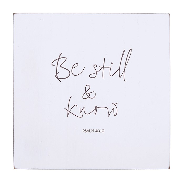Wall Art Christian Verse-Be Still (Psalm 46:10) (8