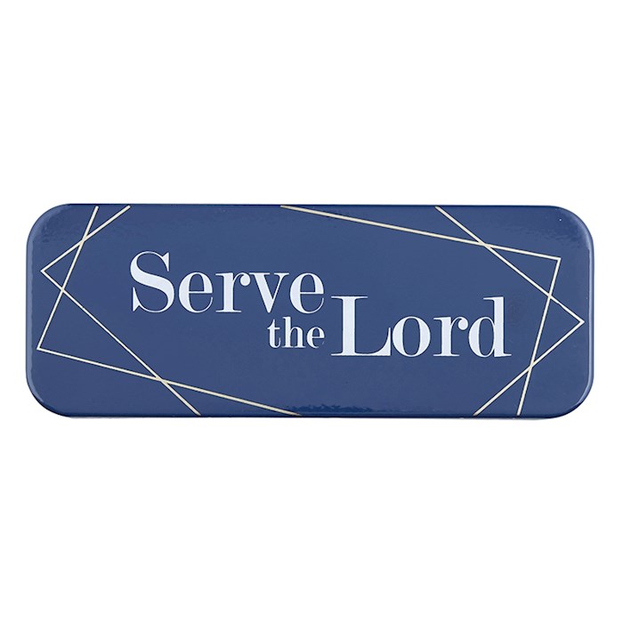 Plaque-Tabletop-Serve The Lord (8.75