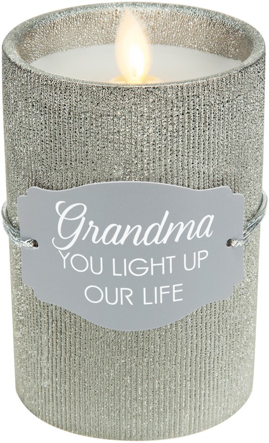 Candle-Realistic Flame-Grandma You Light Up Our Life (4.75