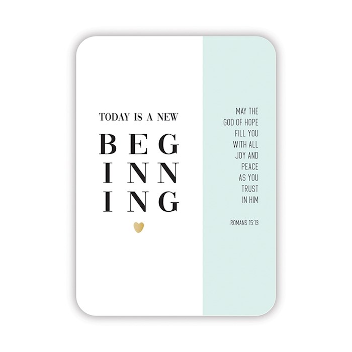 Verse Card-Today Is A New Beginning (2.5