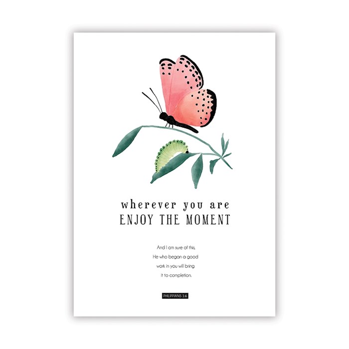 Poster-Large-Wherever You Are Enjoy The Moment (13.5