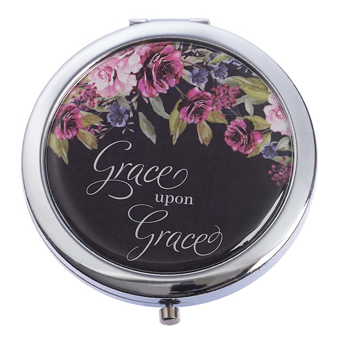 Compact-Grace Upon Grace w/2 Mirrors & Gift Box | SHOPtheWORD