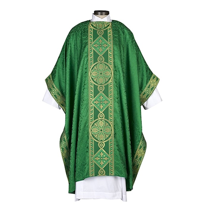 Monastic Chasuble-Avignon Collection-Green (59
