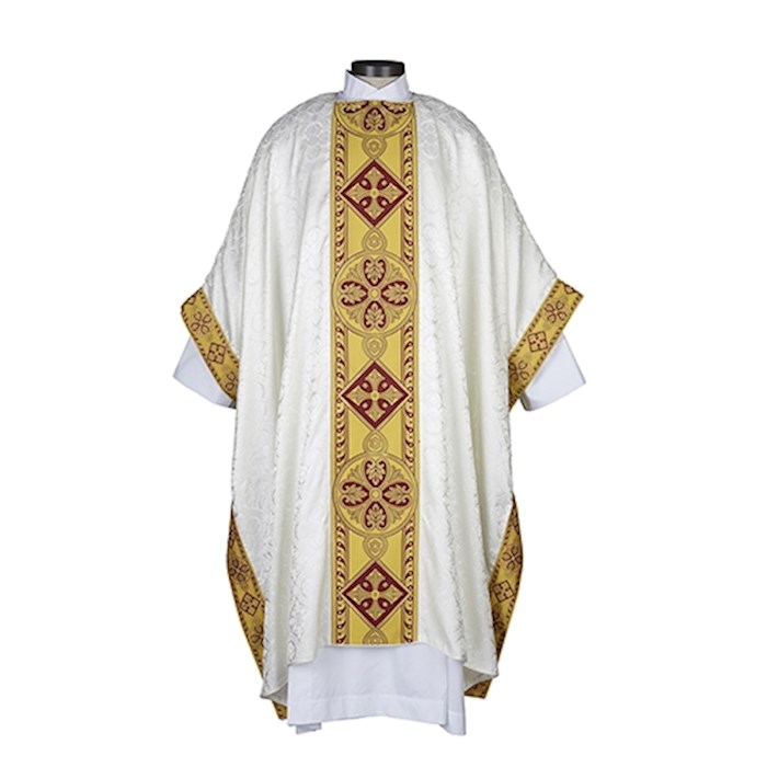 Monastic Chasuble-Avignon Collection-Ivory (59