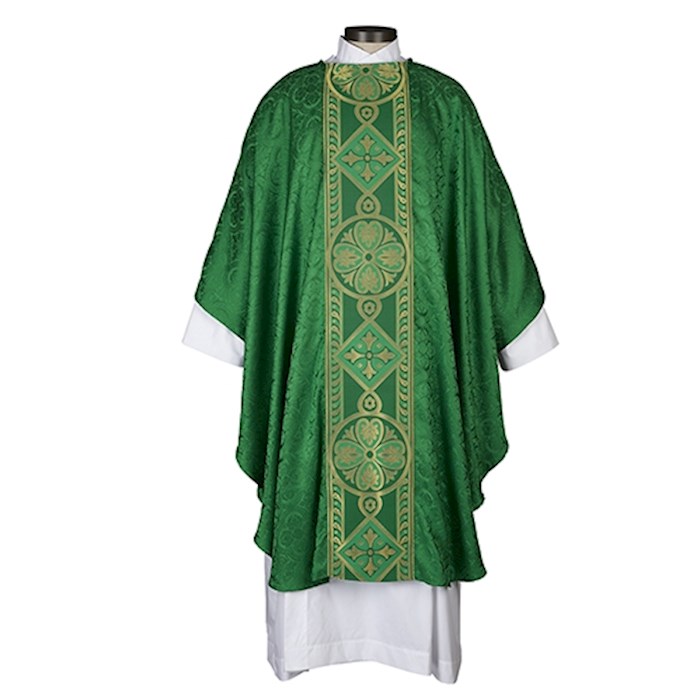 Gothic Chasuble-Avignon Collection-Green (59