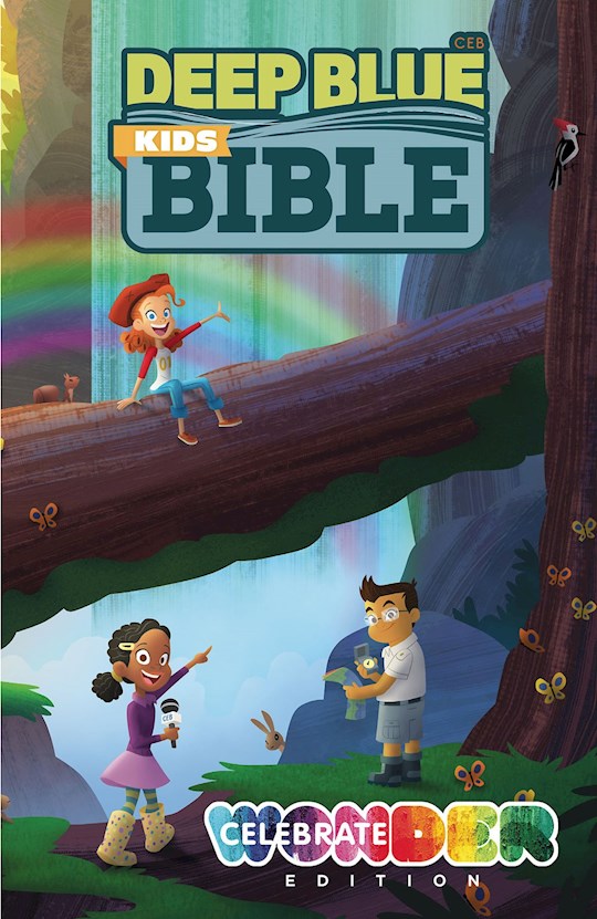 CEB Deep Blue Kids Bible-Celebrate Wonder Edition-Hardcover | SHOPtheWORD