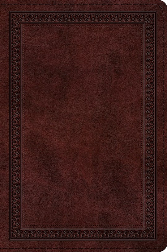 ESV Compact Bible-Mahogany Border Design TruTone | SHOPtheWORD