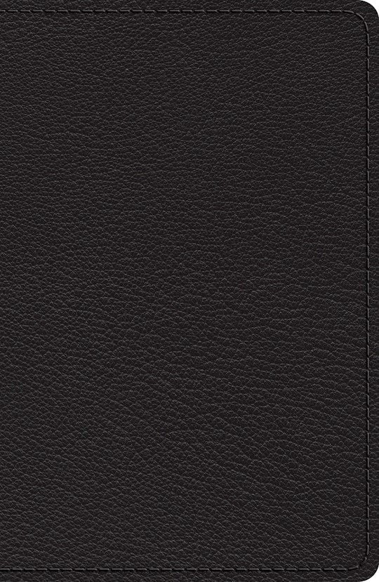 ESV Heirloom Single Column Legacy Bible-Black Goatskin | SHOPtheWORD