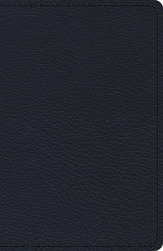 ESV Heirloom Single Column Legacy Bible-Blue Goatskin | SHOPtheWORD