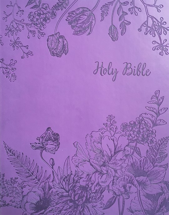 KJVER Sword Study Bible Giant Print Designer Purple Ultrasoft Indexed | SHOPtheWORD