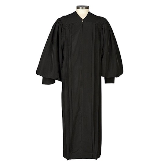 Robe-Peachskin Classic Pulpit-Plain-Purple-57