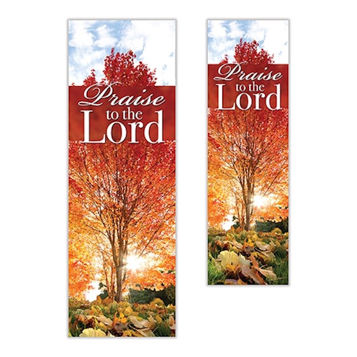 SHOPtheWORD.com: Banner-Praise To The Lord w/Pole Hems (2' x 6'): Gifts