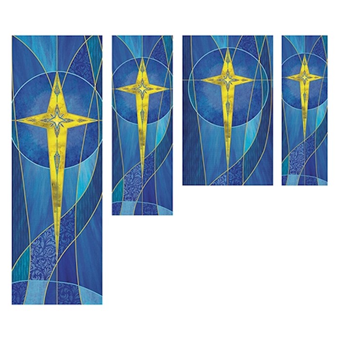 Banner-Star Of Bethlehem w/Grommets (2' x 6') | SHOPtheWORD