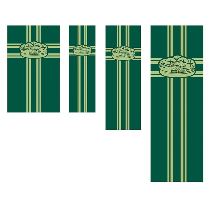 Banner-Loaves & Fishes w/Grommets (18
