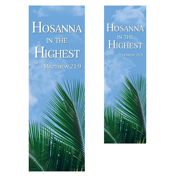 Banner-Hosanna w/Pole Hems (18