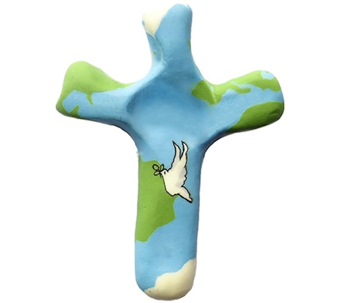 Cross-Comforting Clay-Peace On Earth (5.5