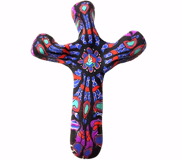 Pocket Cross-Comforting Clay-Notre Dame (3