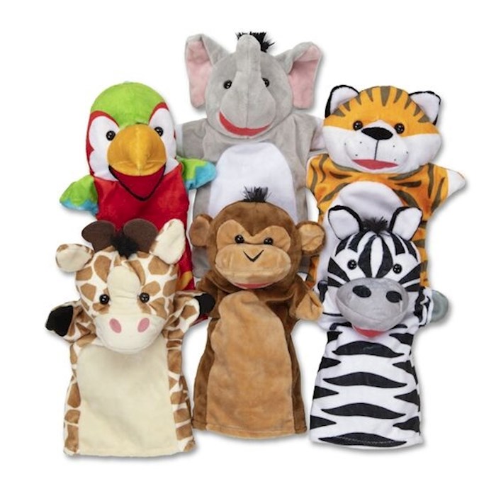 Hand Puppet Set-Safari Buddies (6 Puppets) (Ages 2+) | SHOPtheWORD