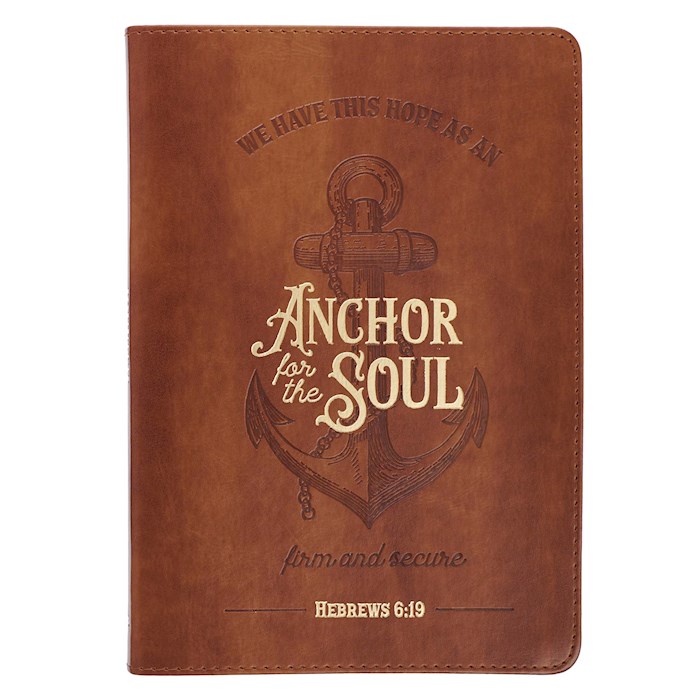 Journal-Classic LuxLeather-Anchor For The Soul | SHOPtheWORD