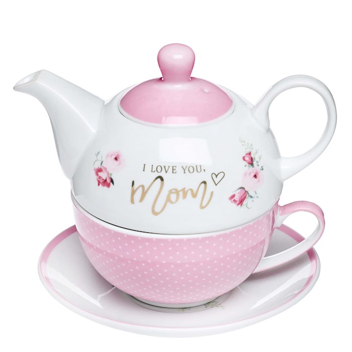 Tea Set-Tea For One/I Love You, Mom | SHOPtheWORD